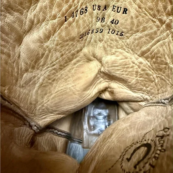 Brown and Cream Charlie 1 Horse Western Cowboy Boots - Picture 6 of 10